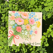 H ART Thank You Card - Flower Bouquet
