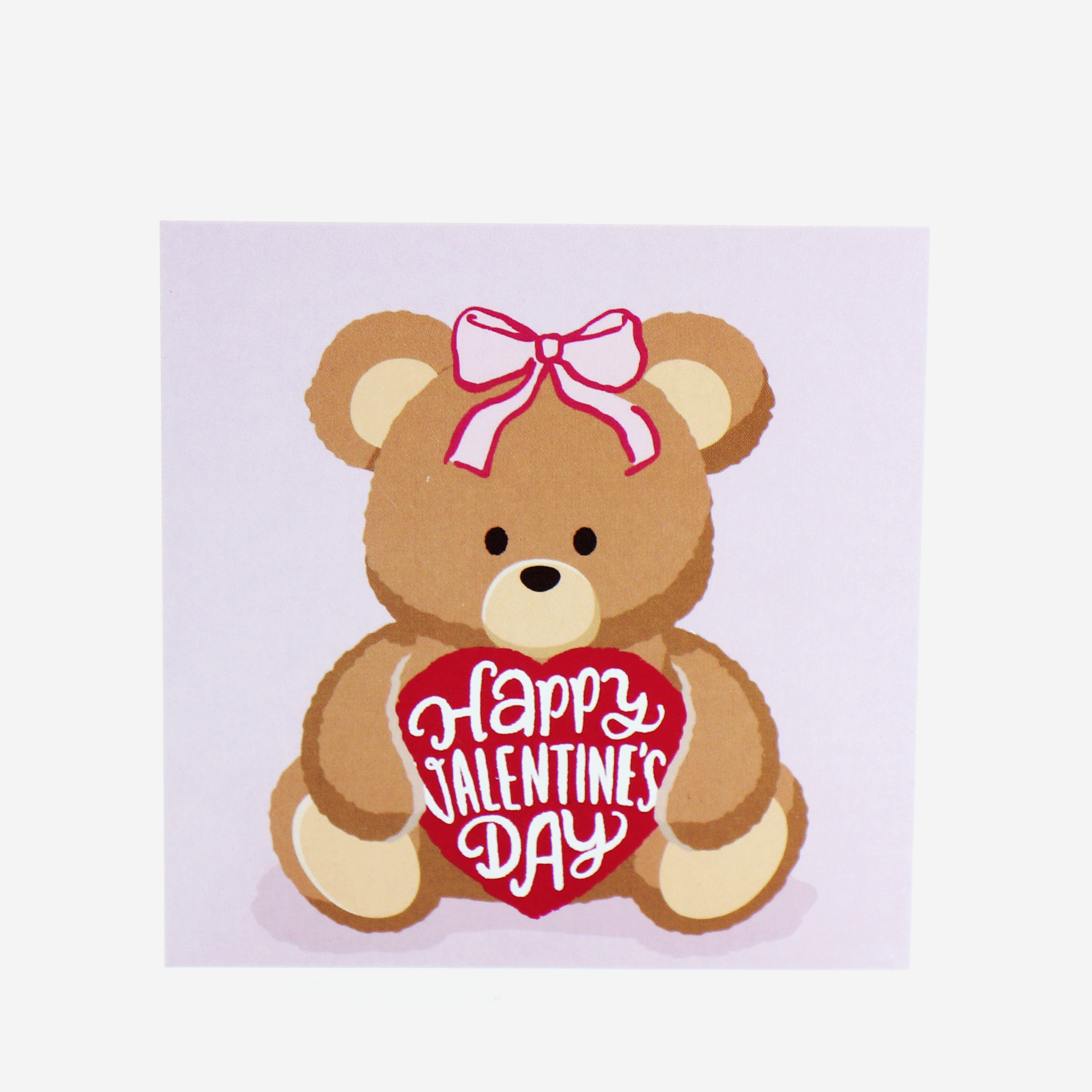 H ART Valentine's Day Card - Heart Teddy