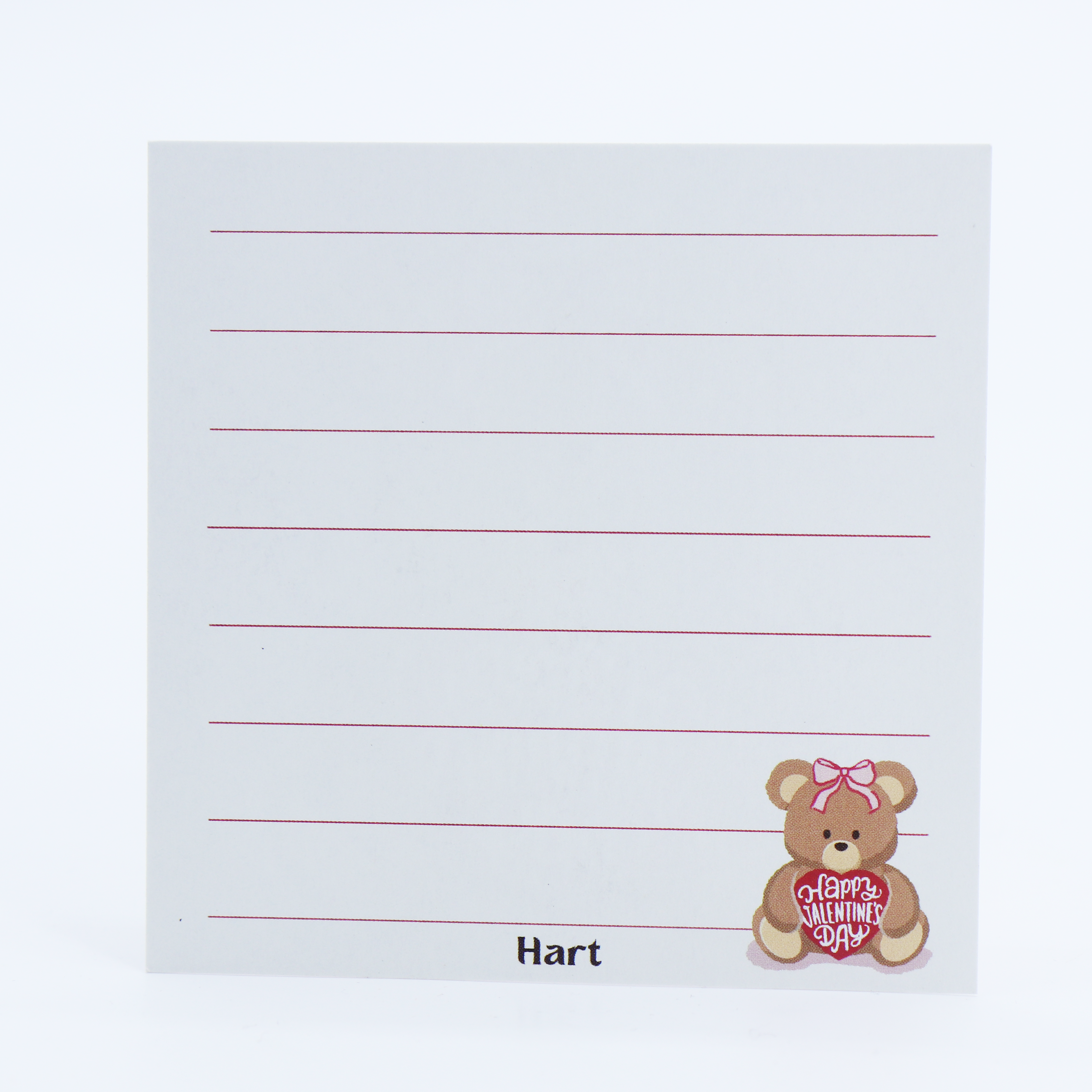 H ART Valentine's Day Card - Heart Teddy