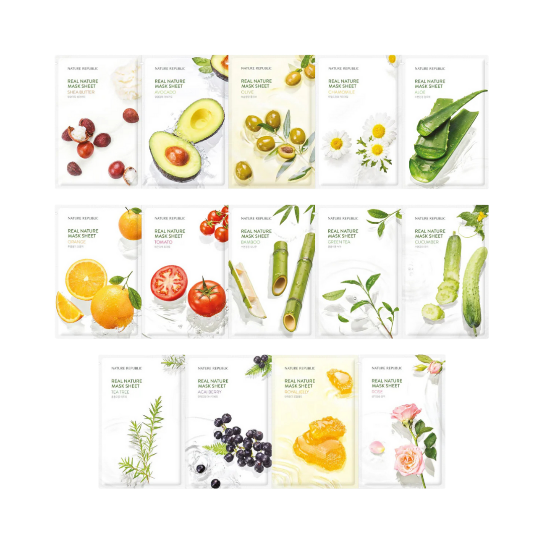 NATURE REPUBLIC Mask Real Nature - 11 Types