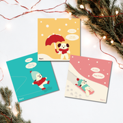 H ART Little Puppy Holiday Card - 3 Types