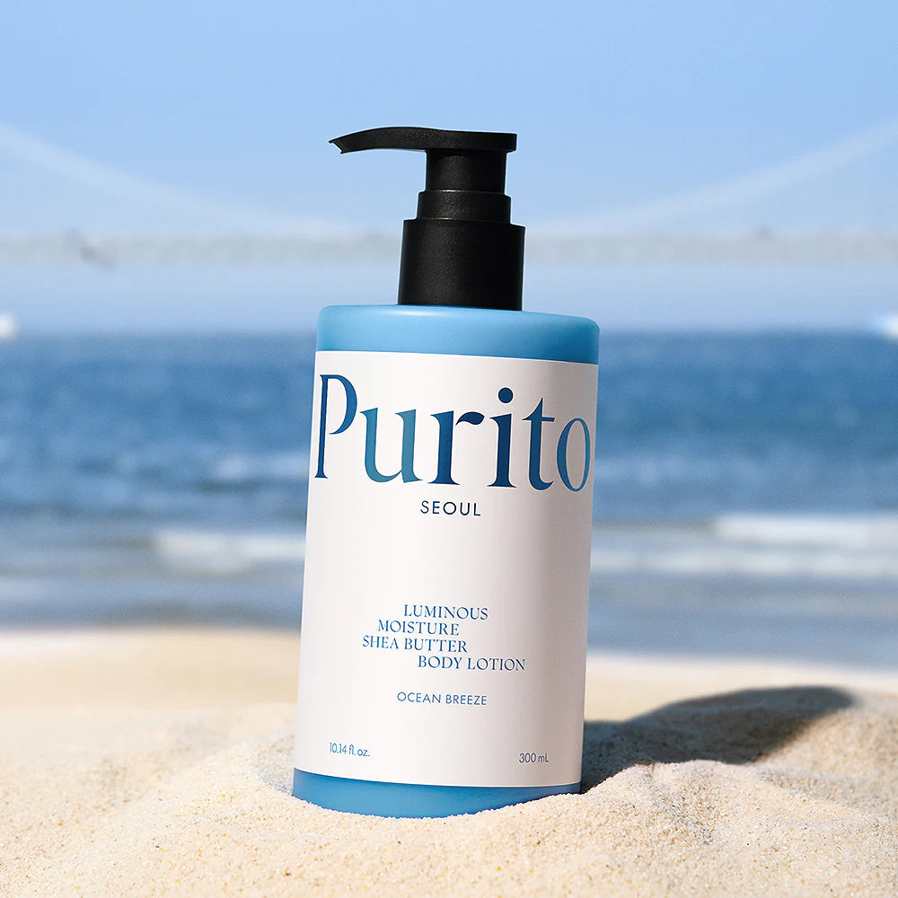 PURITO Luminous Moisture Shea Butter Body Lotion Ocean Breeze 300mL