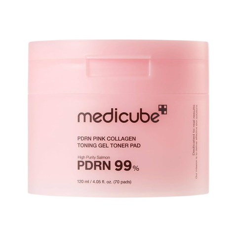 Medicube PDRN Pink Collagen Toning Gel Toner Pads (70 pads)