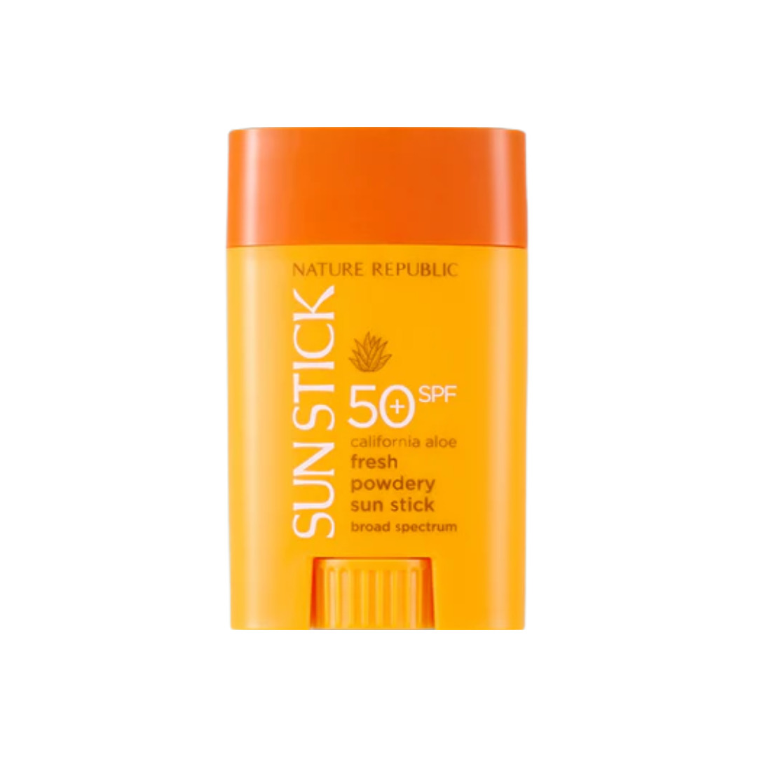 NATURE REPUBLIC California Aloe Fresh Powdery Sun Stick Broad Spectrum SPF 50+