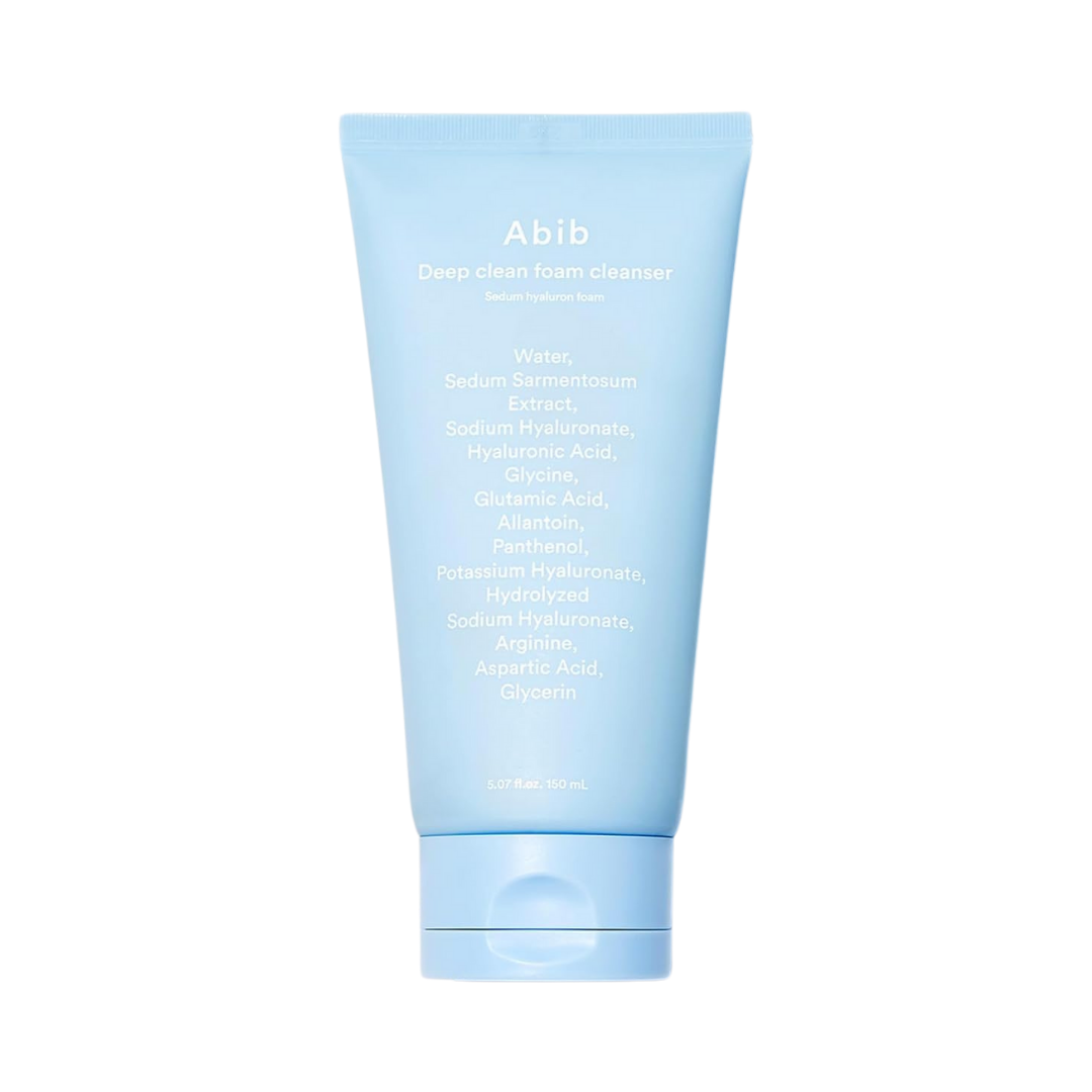 Abib Sedum Hyaluron Foam_Deep Clean Foam Cleanser 150mL