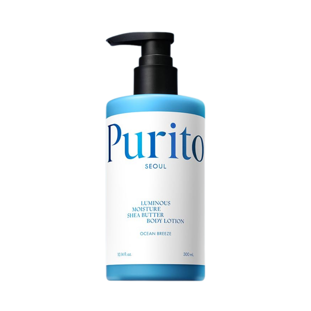 PURITO Luminous Moisture Shea Butter Body Lotion Ocean Breeze 300mL