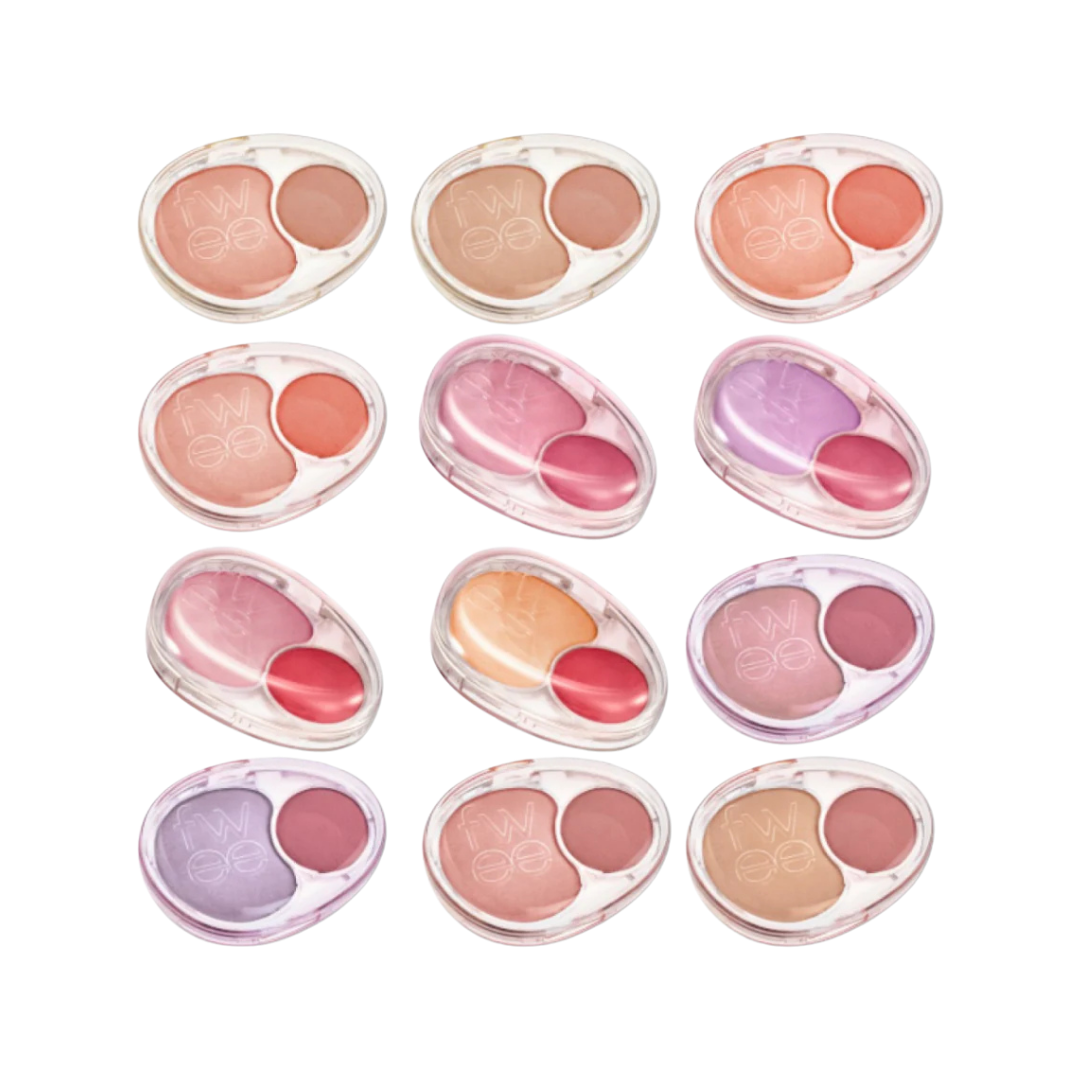 FWEE Mellow Dual Blusher 6 Colors
