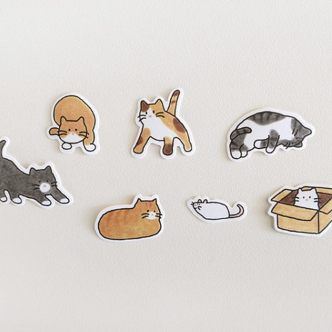 Suatelier Design Cereal Stickers - Cats!