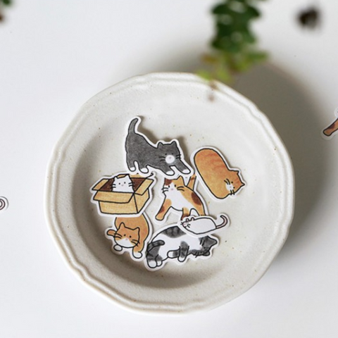 Suatelier Design Cereal Stickers - Cats!