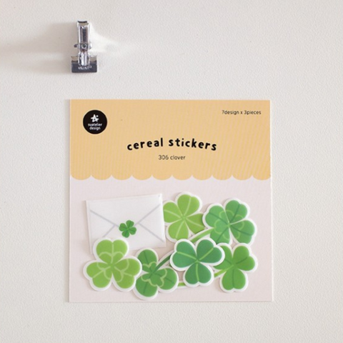 Suatelier Design Cereal Stickers - Clover