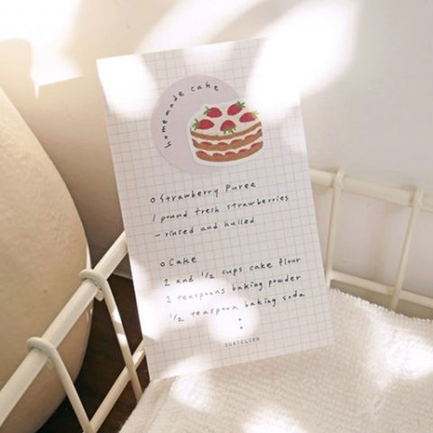 Suaterlier Design Cereal Stickers - Sweet Cake