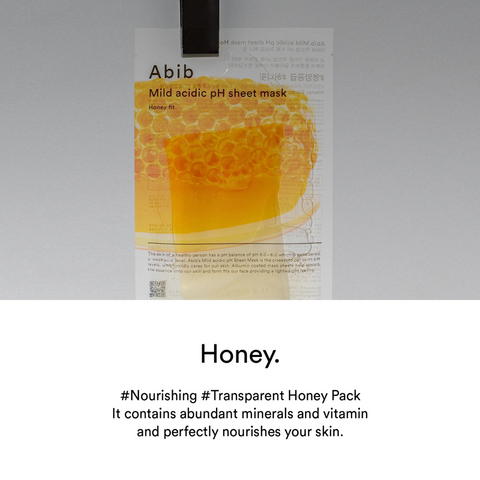 Abib Mild Acidic pH Sheet Mask - Honey Fit 1EA