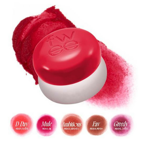 FWEE Lip & Cheek Blurry Pudding pot - 10 Colors