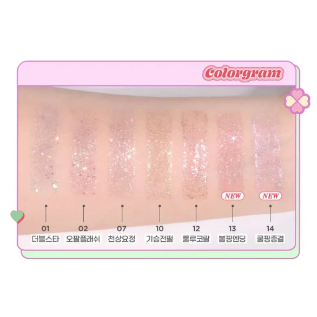 colorgram Milk Bling Shadow - 2 Colors - H ART