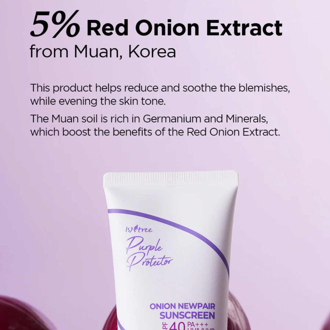 ISNTREE Onion Newpair Sunscreen SPF40 PA+++ 50ml - H ART