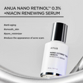ANUA Nano Retinol 0.3% Nicain Renewing Serum 30ml - H ART