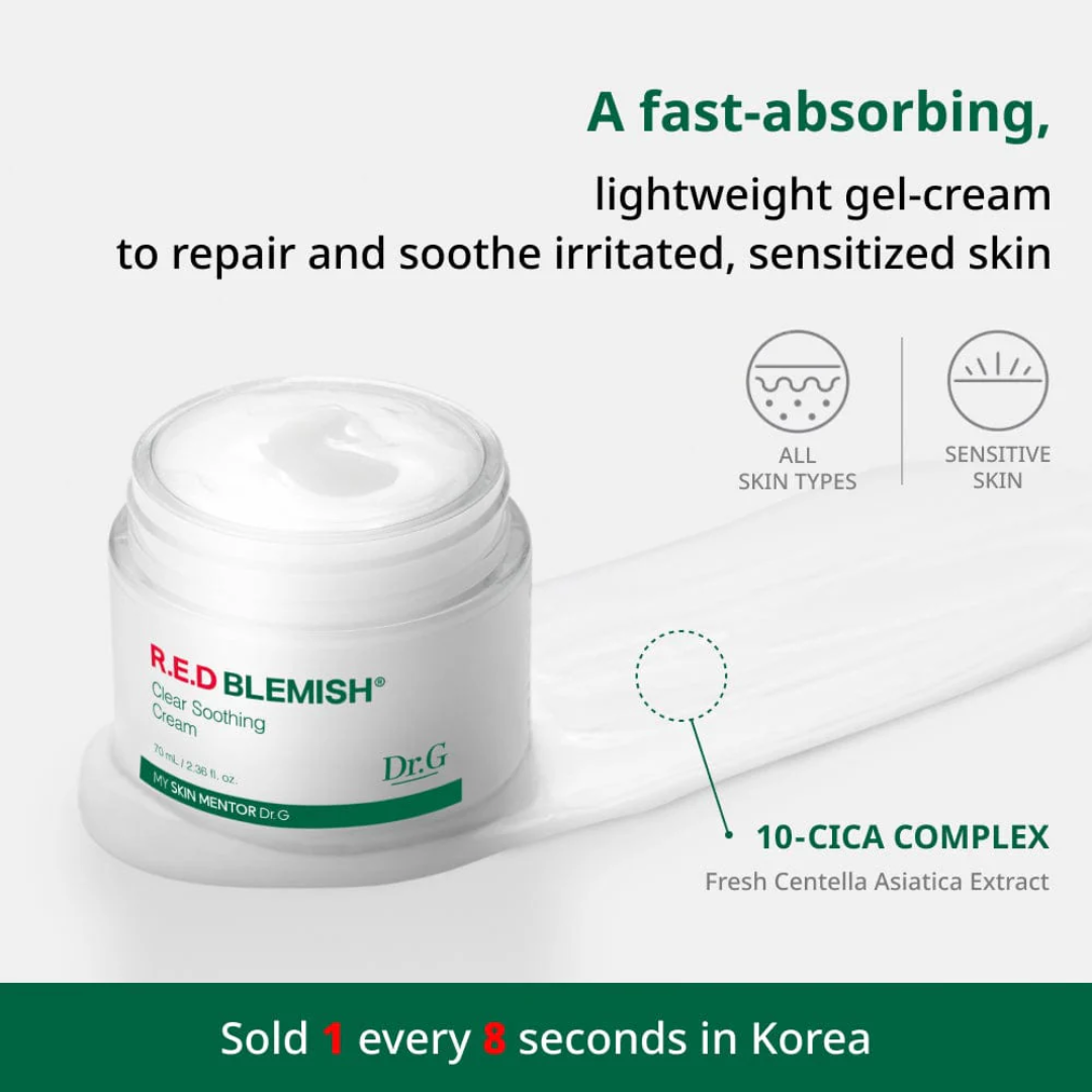 Dr.G Red Blemish Clear Sooth Cream 70ml - H ART