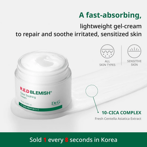 Dr.G Red Blemish Clear Sooth Cream 70mL