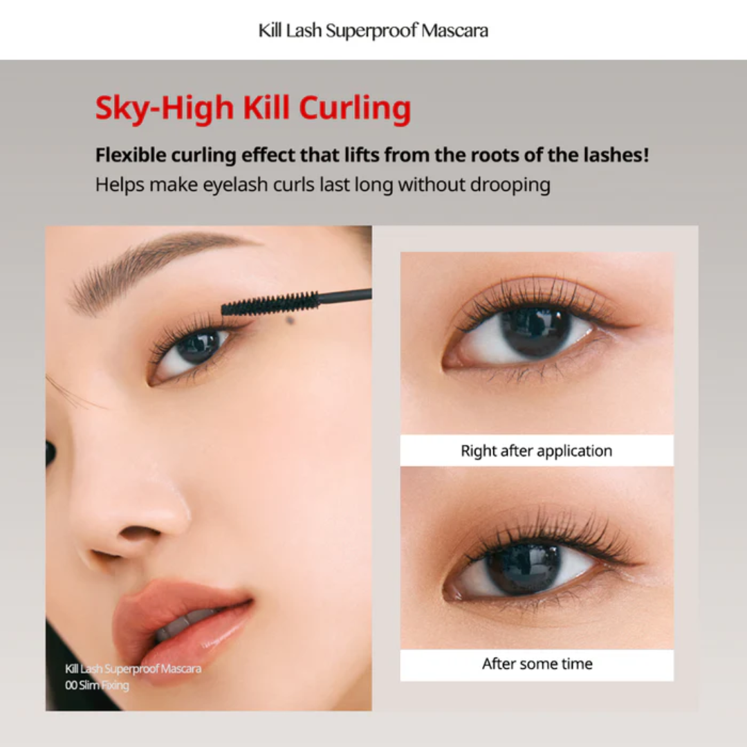 CLIO Kill Lash Superproof Mascara -  3 Colors - H ART