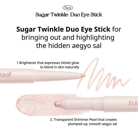 peripera Sugar Twinkle Duo Eye Stick 03 Glimmering Pink