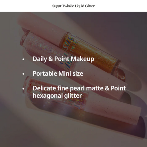 peripera Sugar Twinkle Liquid Glitter - 2 Types