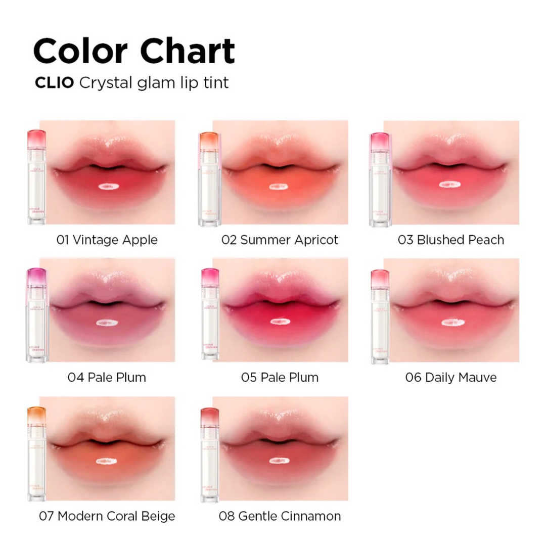 CLIO Crystal Glam Tint - 8 Colors - H ART