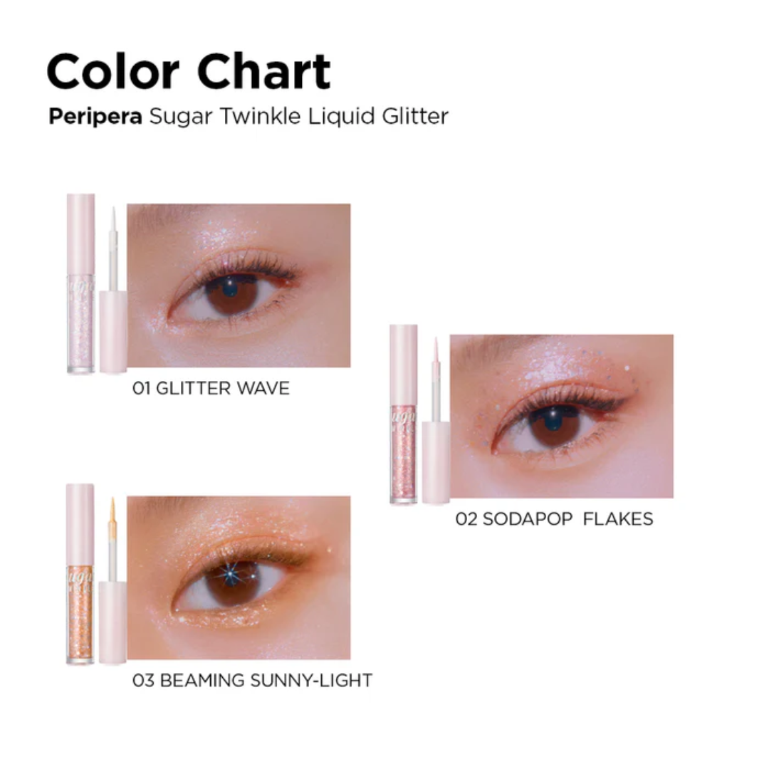 peripera Sugar Twinkle Liquid Glitter - 2 Types - H ART