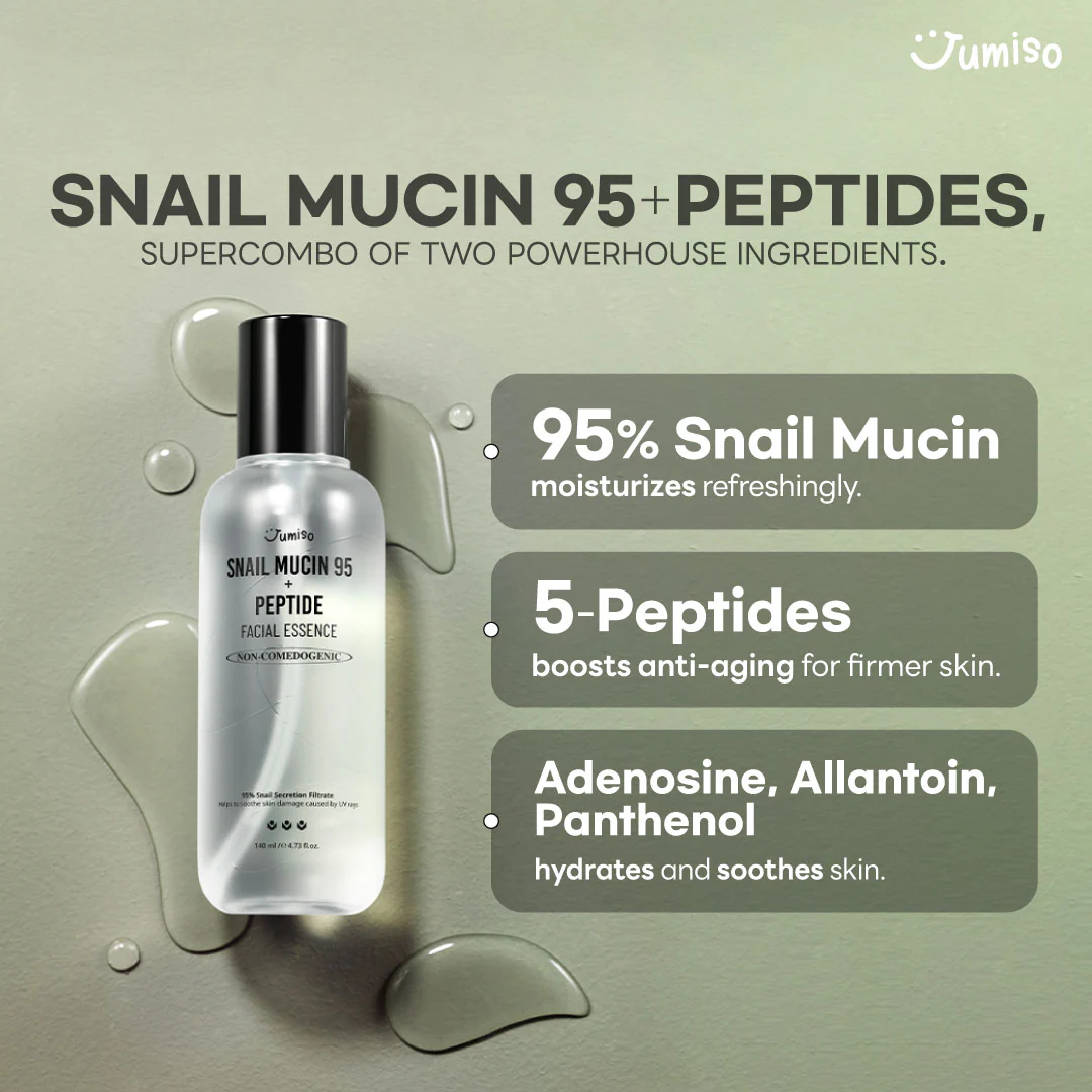 JUMISO Snail Mucin 95 + Peptide Essence 50mL - H ART
