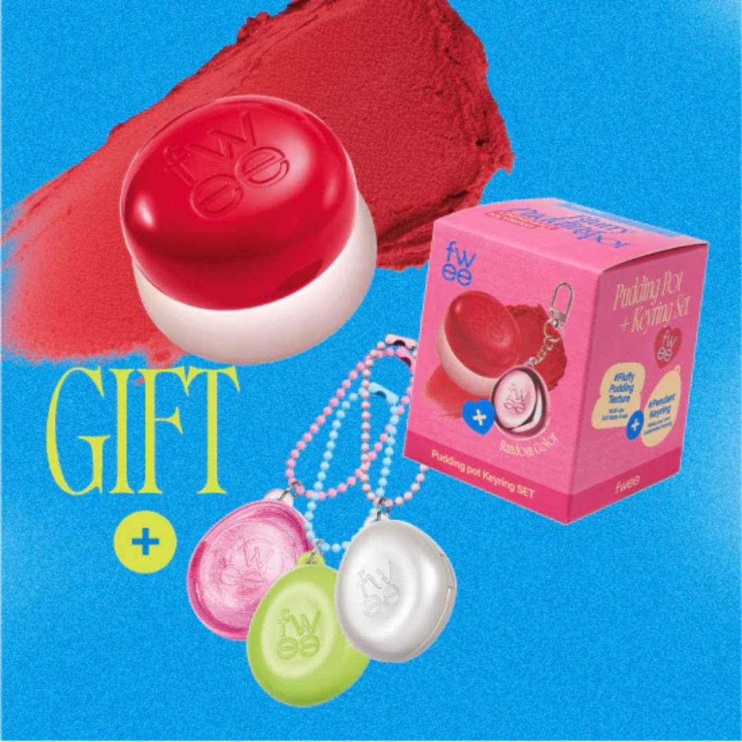 FWEE [Keychain] Lip & Cheek Blurry Pudding Pot - 3 Colors - H ART