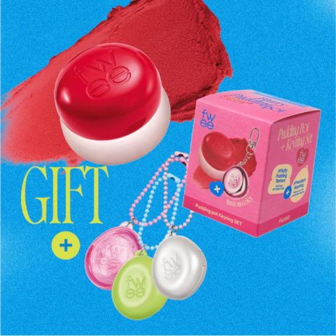 FWEE [Keyring] Lip&Cheek Blurry Pudding Pot - 3 Colors