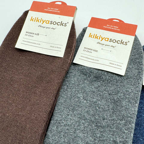 Kikiya Socks Basic Solid Long - 6 Colors