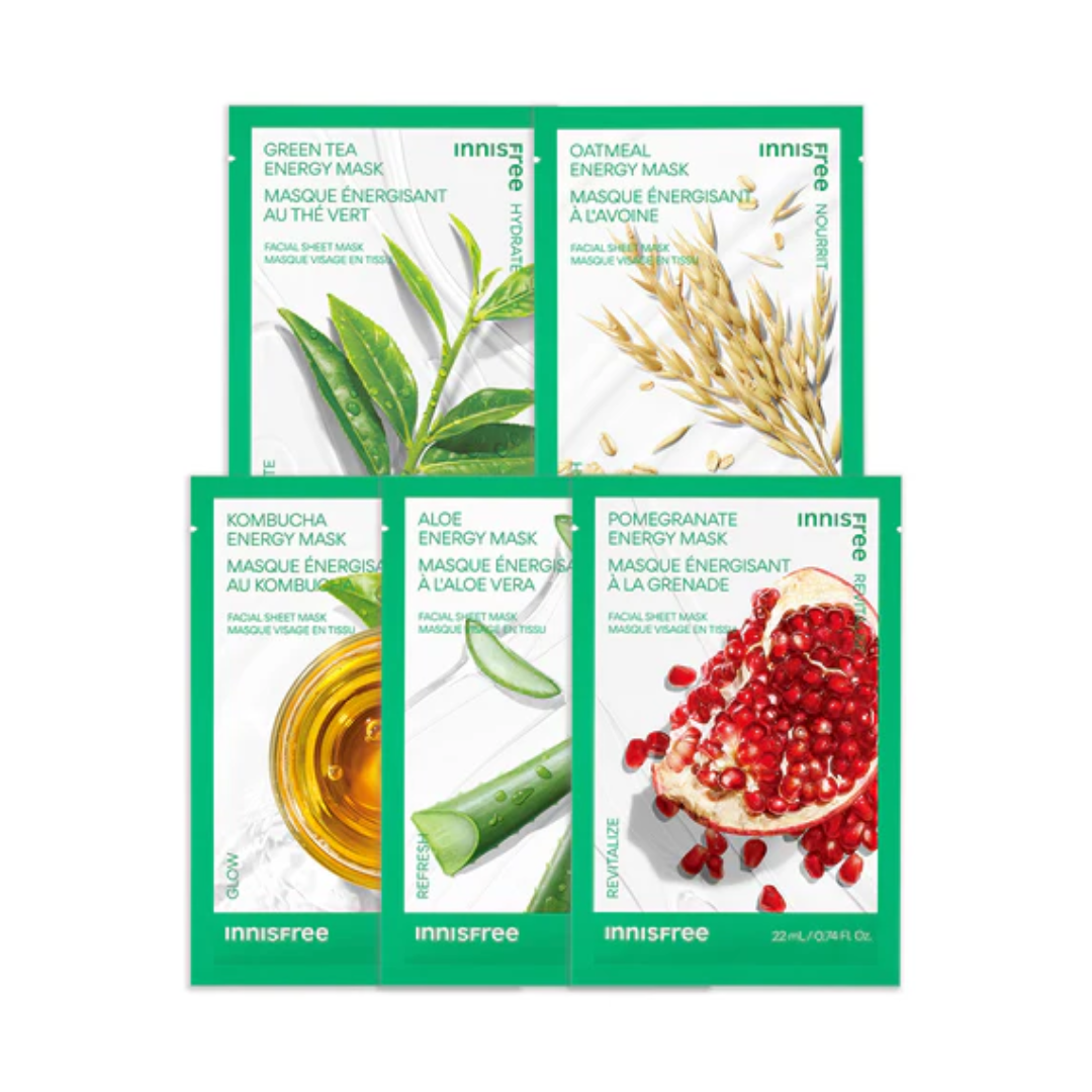 INNISFREE Energy Mask - 8 Types - H ART