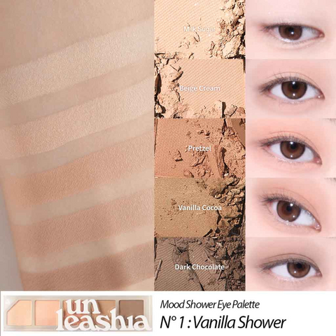 unleashia Mood Shower Eye Palette - 3 Colors