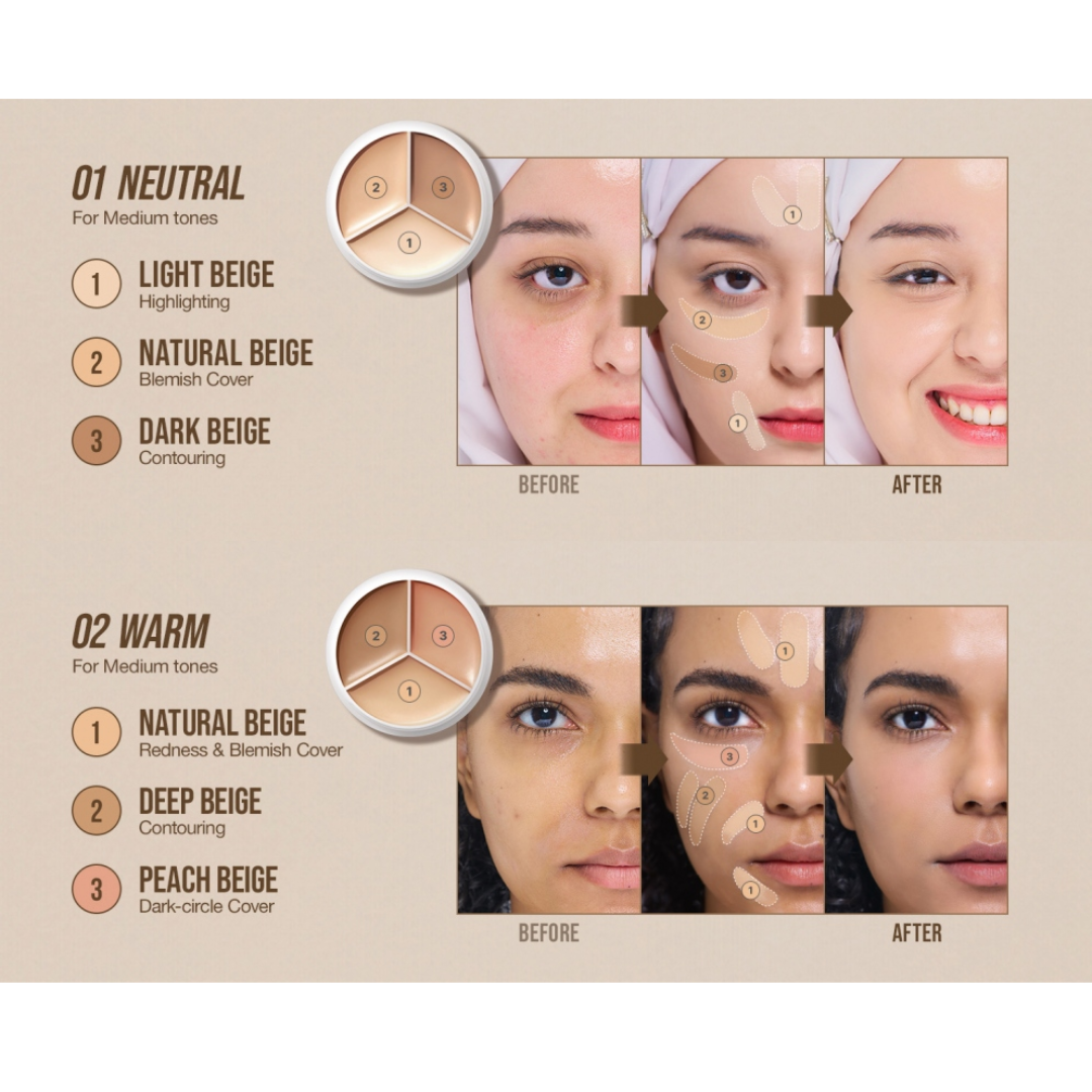 TFIT Cover Up Pro Concealer - 3 Colors - H ART