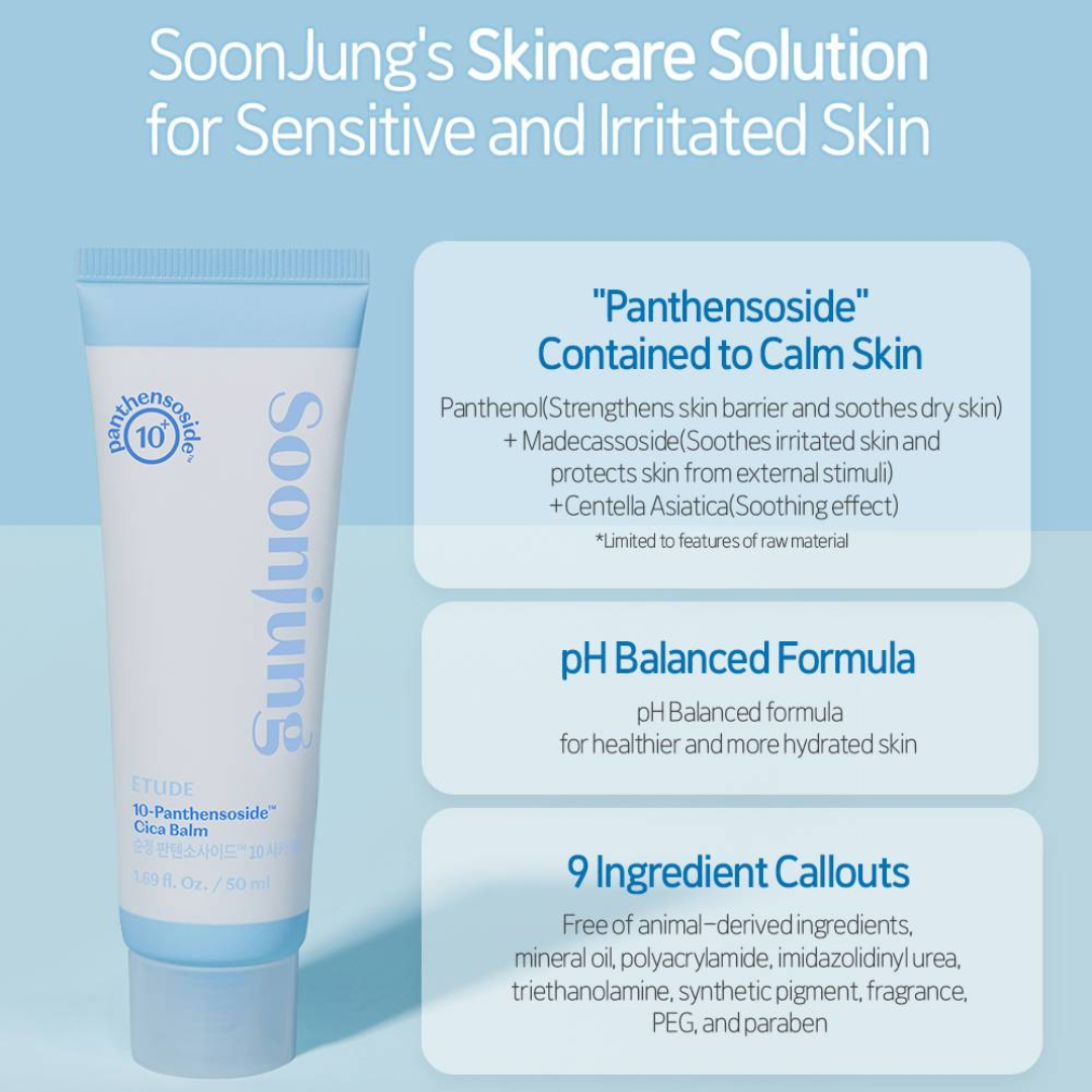ETUDE Soon Jung 10 Panthensoside Cica Balm 50ml - H ART