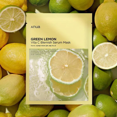 ANUA Green Lemon Vita C Blemish Serum Mask 1EA