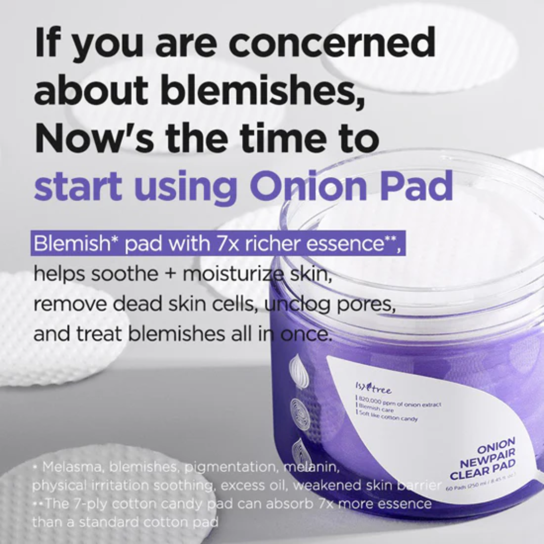 ISNTREE Onion Newpair Clear Pad 250ml (60 EA) - H ART