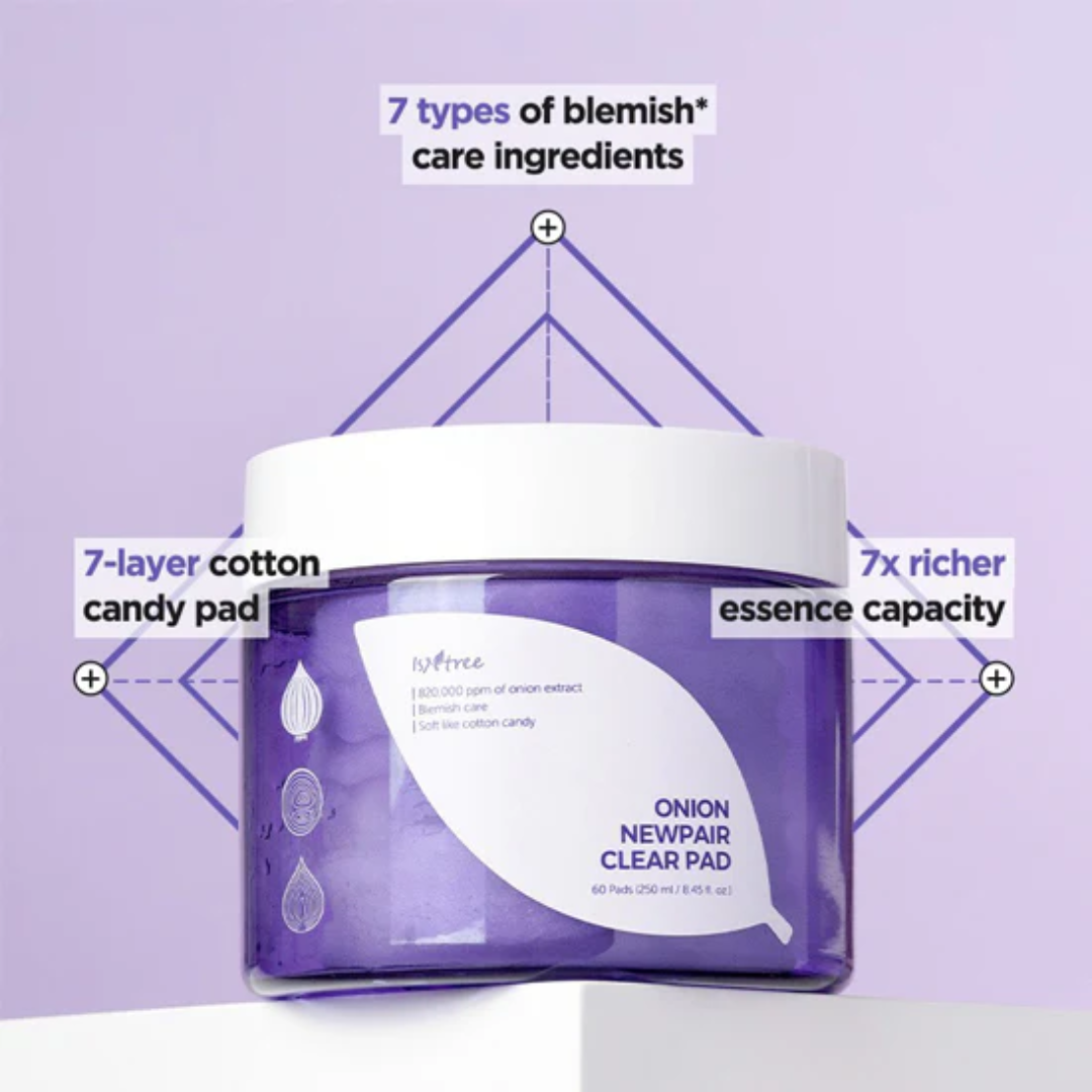 ISNTREE Onion Newpair Clear Pad 250ml (60 EA) - H ART