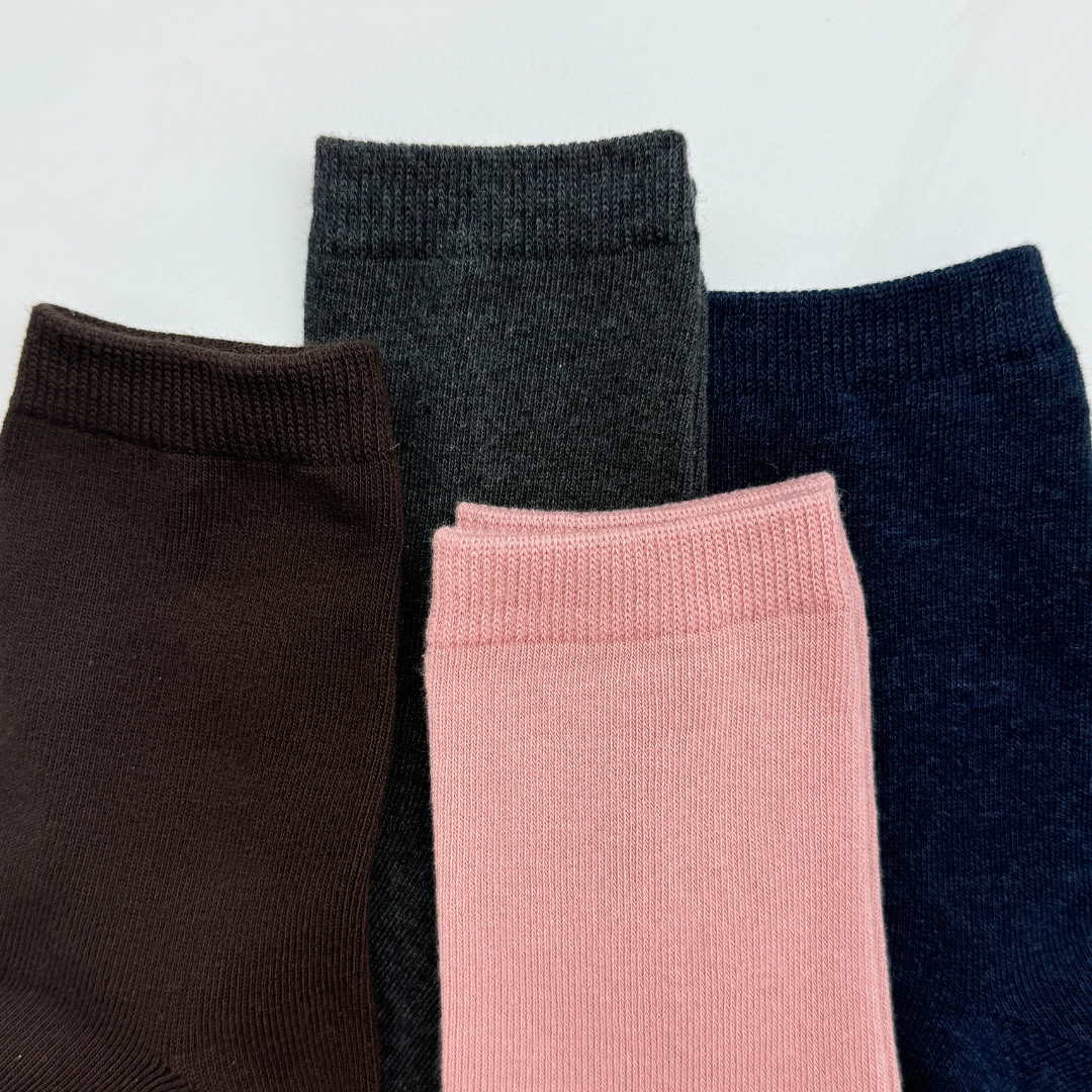 Kikiya Socks Basic Solid Long - 6 Colors - H ART