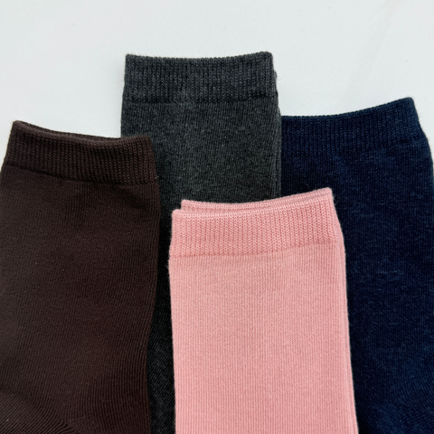 Kikiya Socks Basic Solid Long - 6 Colors