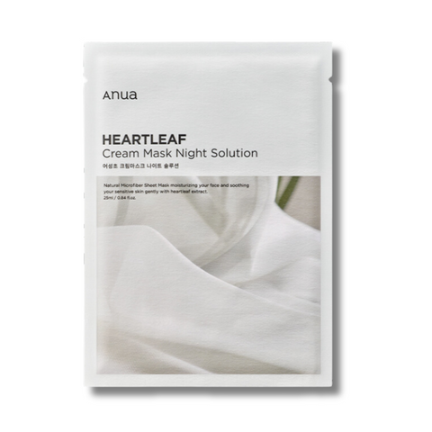 ANUA Heartleaf Cream Mask Night Solution 1EA