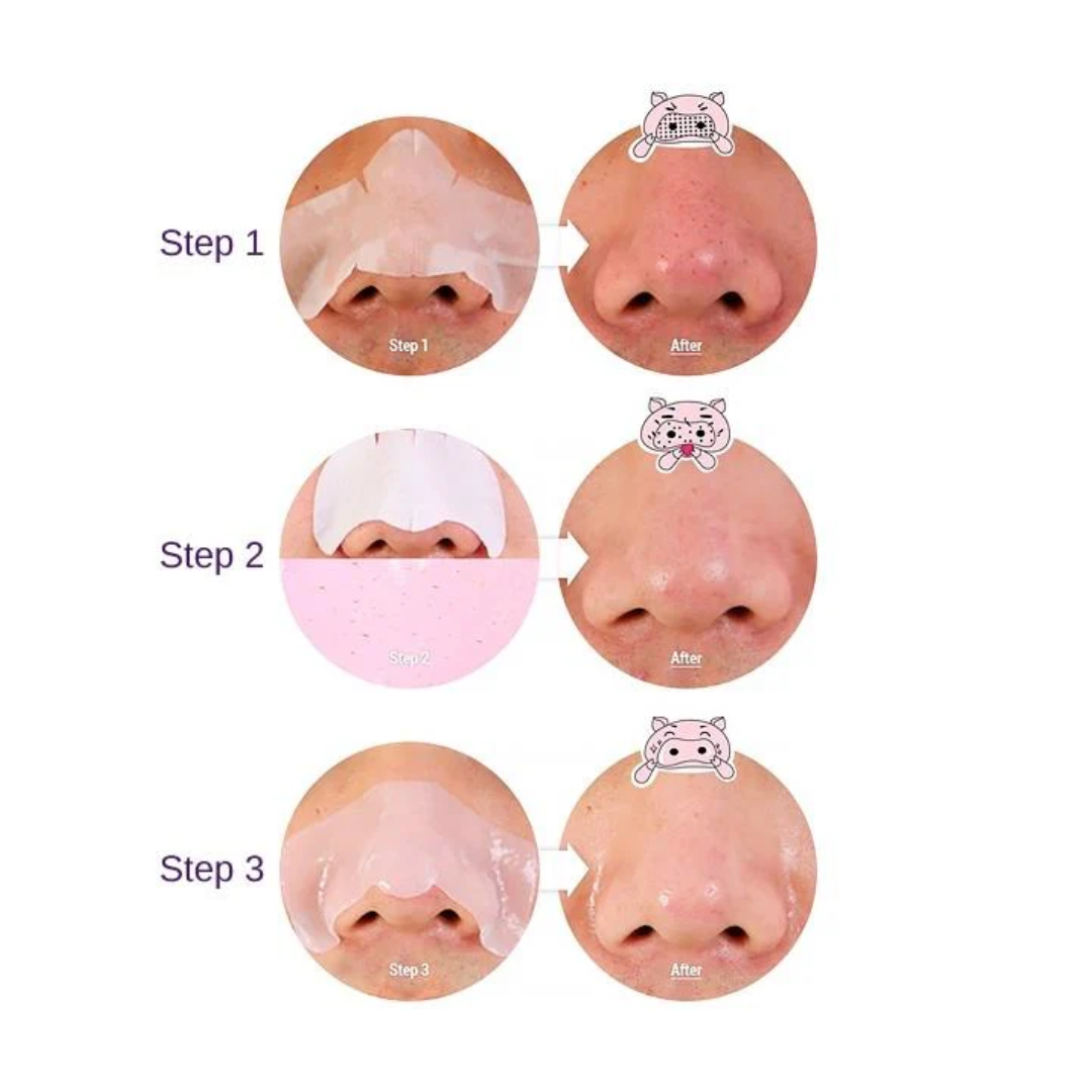 HOLIKA HOLIKA Pig Nose Clear Black Head 3 Step Kit - H ART