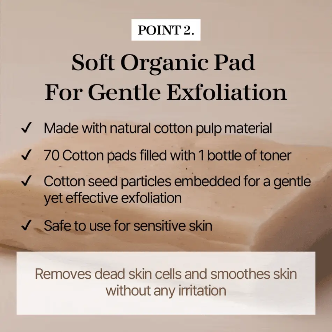 mixsoon Bean Toner Pad (70EA) - H ART