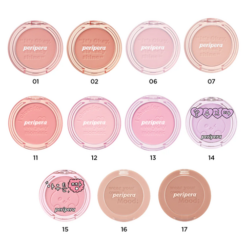 peripera Pure Blushed Sunshine Cheek - 10 Colors