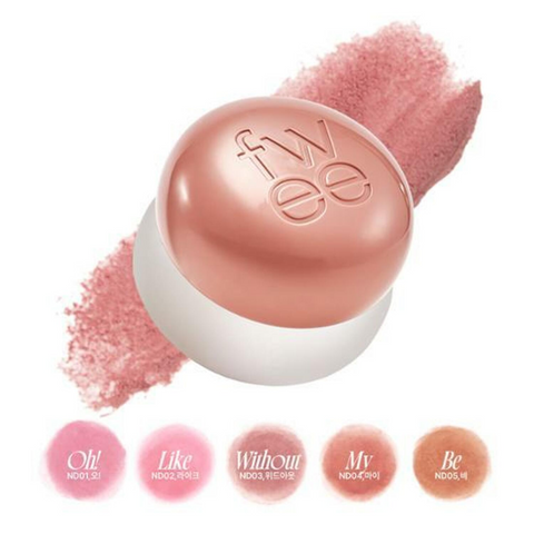 FWEE Lip & Cheek Blurry Pudding pot - 10 Colors