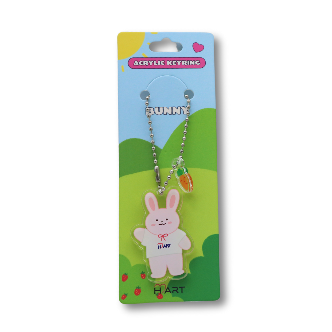 H ART Character Acrylic Keychain - 2 Types - H ART