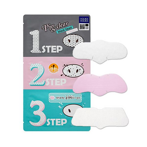 HOLIKA HOLIKA Pig Nose Clear Black Head 3 Step Kit