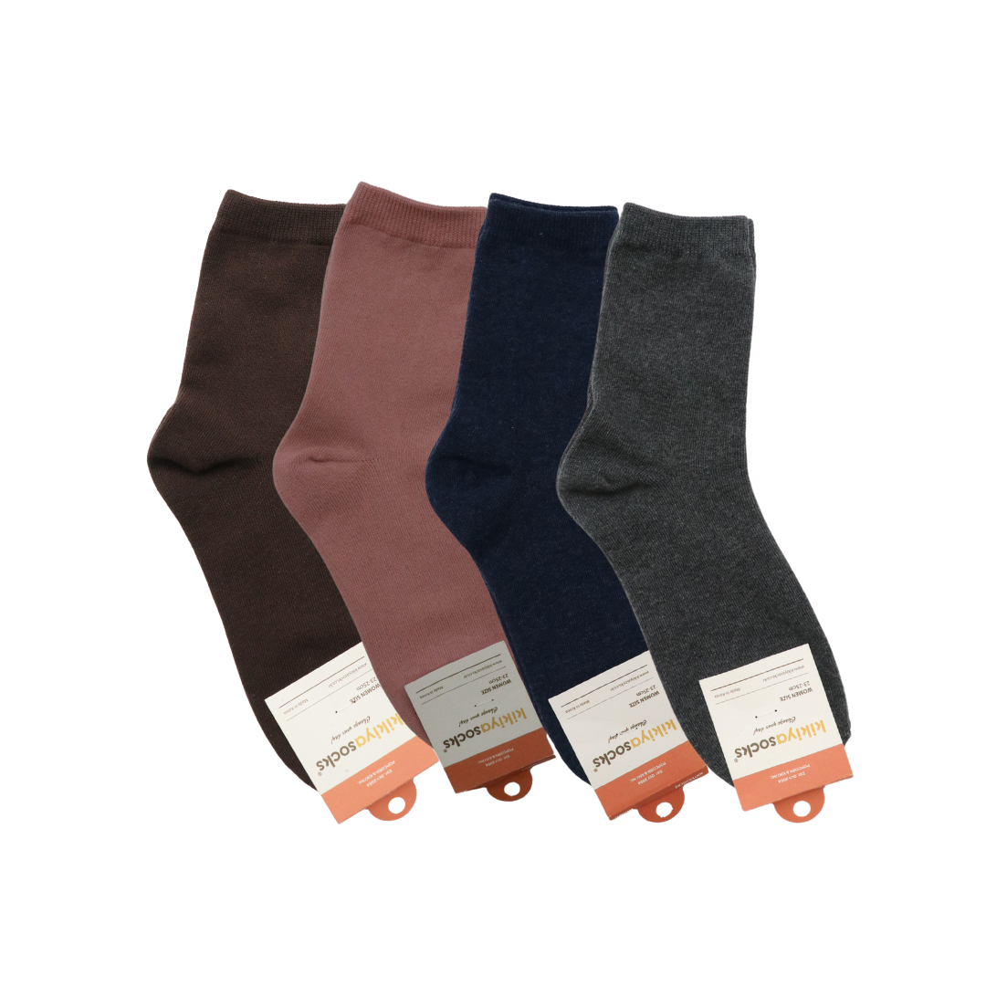 Kikiya Socks Basic Solid Long - 6 Colors - H ART