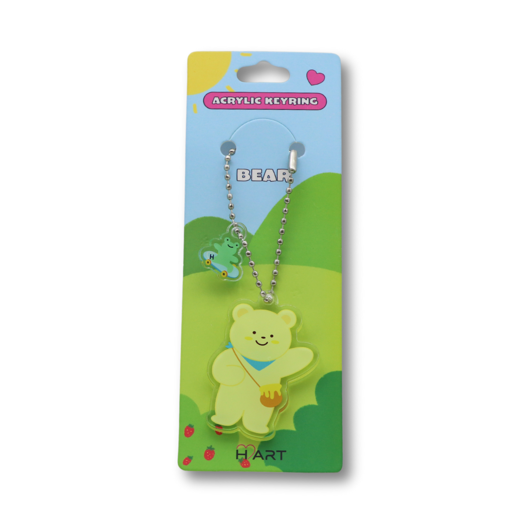 H ART Character Acrylic Keychain - 2 Types - H ART