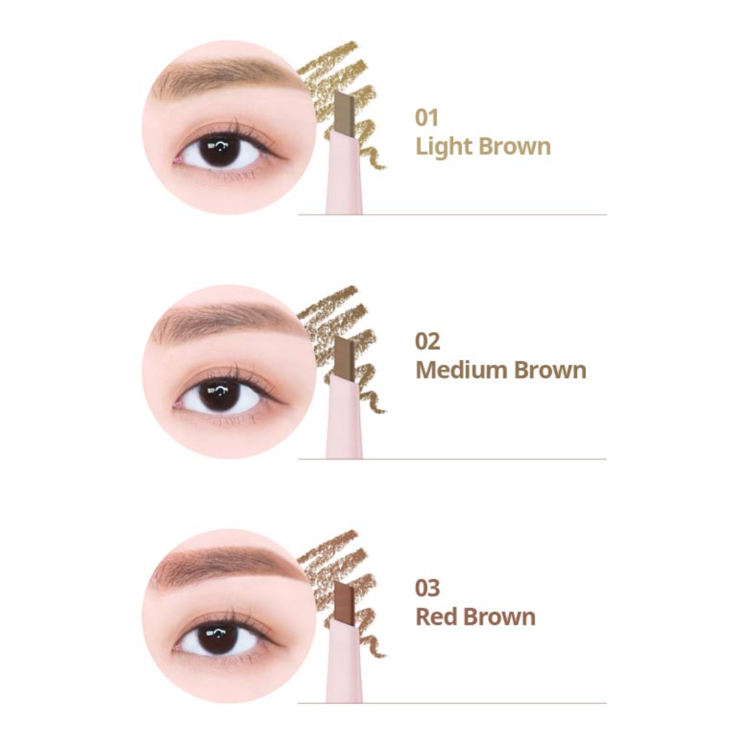 lilybyred Hard Flat Brow Pencil - 4 Colors - H ART